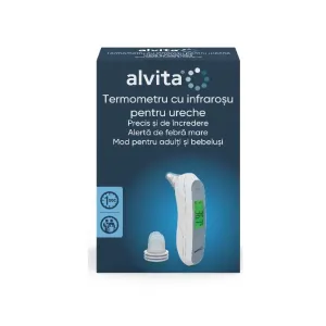 Alvita Termometru cu infrarosu pentru ureche ET-100J, Kinetik Solutions