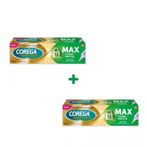 Pachet Corega Max Fixare + Mentol, 40 g, Haleon