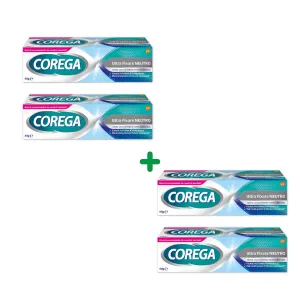 Pachet Corega Ultra Fixare Neutro crema, 40 g duo pack, Haleon Romania