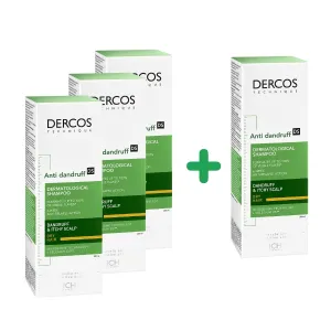 Pachet Dercos sampon antimatreata; par uscat flacon x 200 ml; Vichy