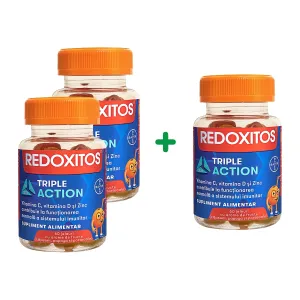 Pachet Redoxitos Triple Action; 60 jeleuri; Bayer